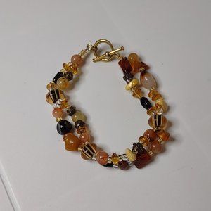 Multicolor Stone Bead Bracelet